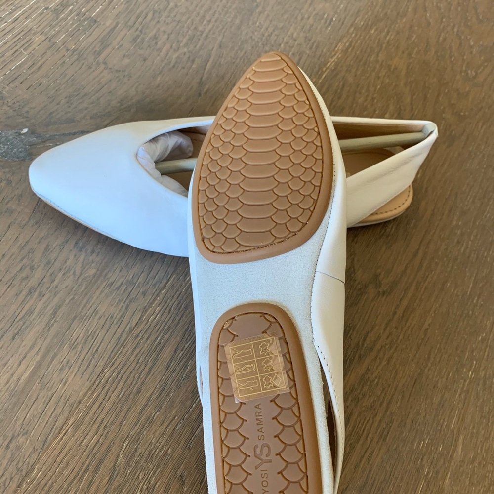 Yosi Samra Cream Flats - Picture 2 of 2
